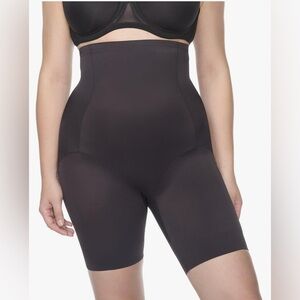 Naomi & Nicole Womens Back Magic Firm Control Hi-Waist Thigh Slimmer Medium